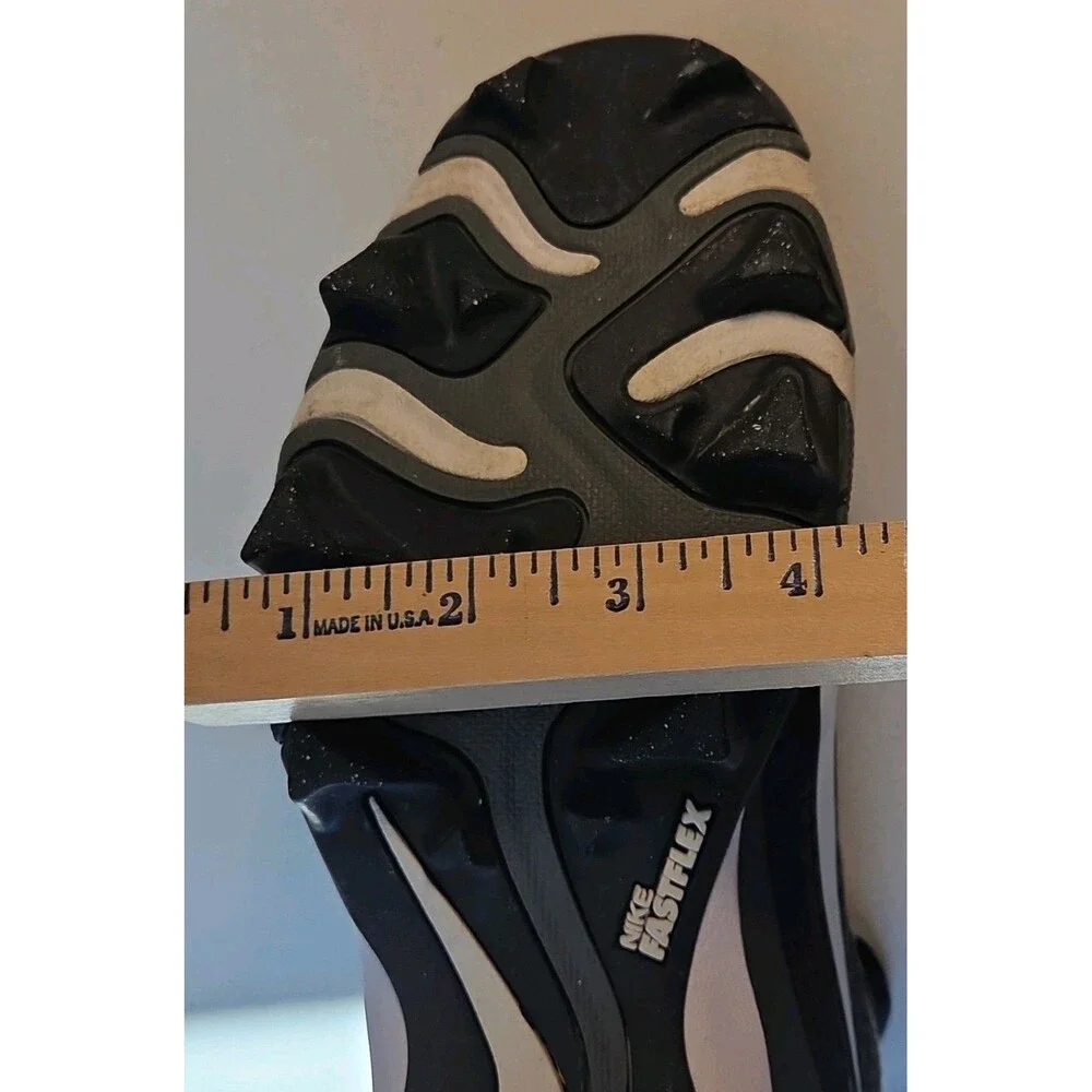 Nike Vapor Edge Shark 2 Mens Size 8 Black/White-Iron Grey Outdoor Football Cleat